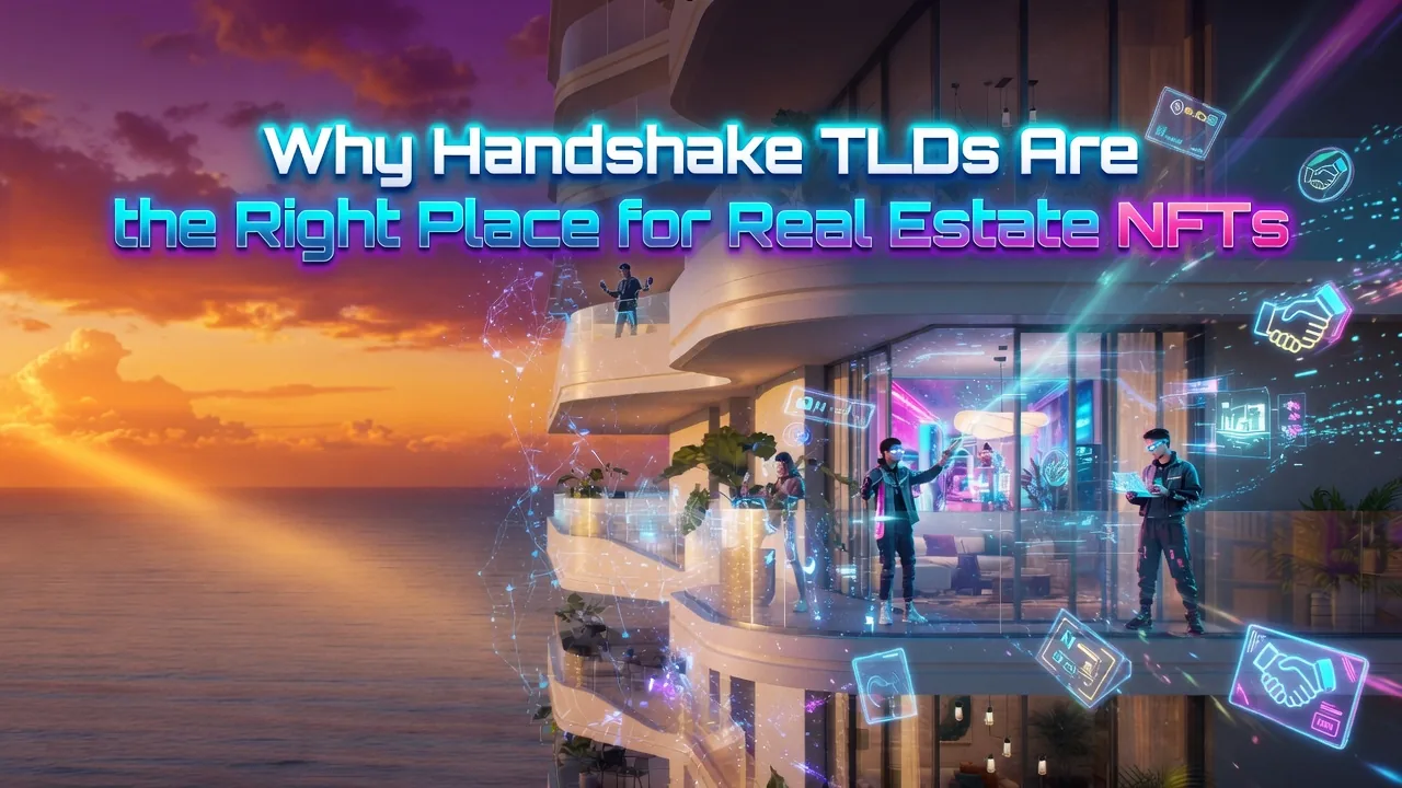 Why Handshake TLDs Are the Right Place for Real Estate NFTs