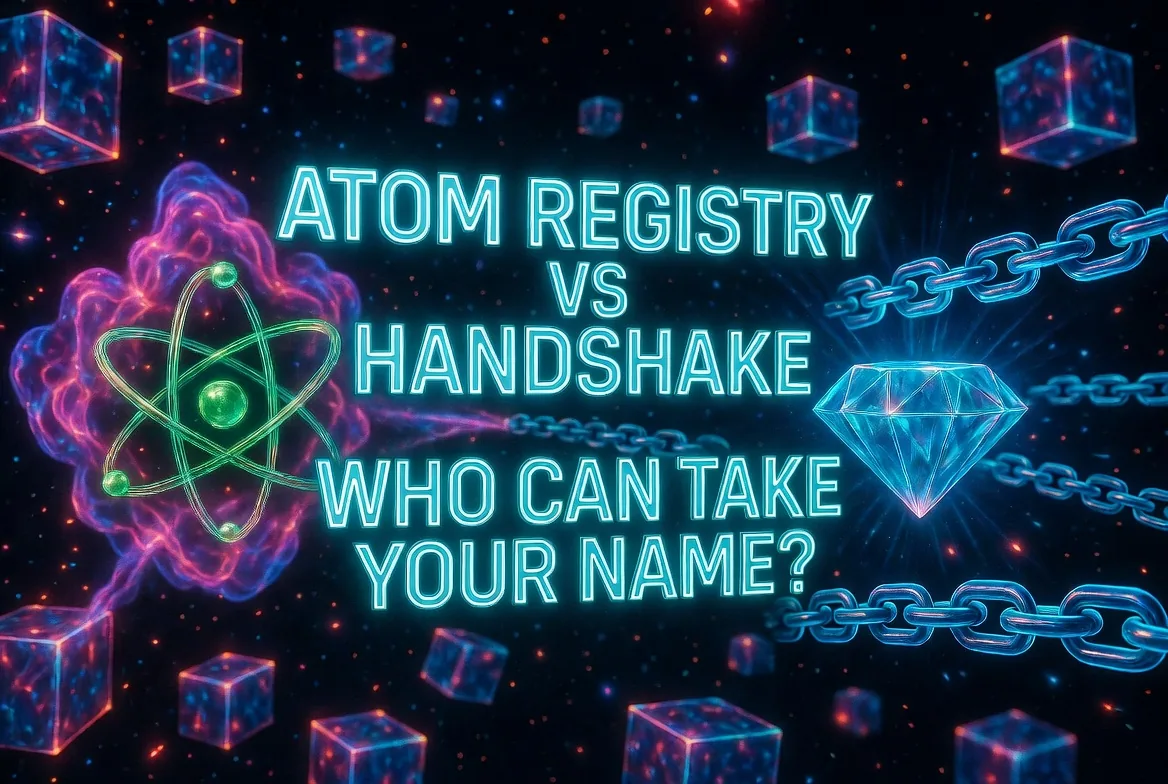 Atom Registry vs Handshake: Why Architecture Decides Who Can Take Your Name