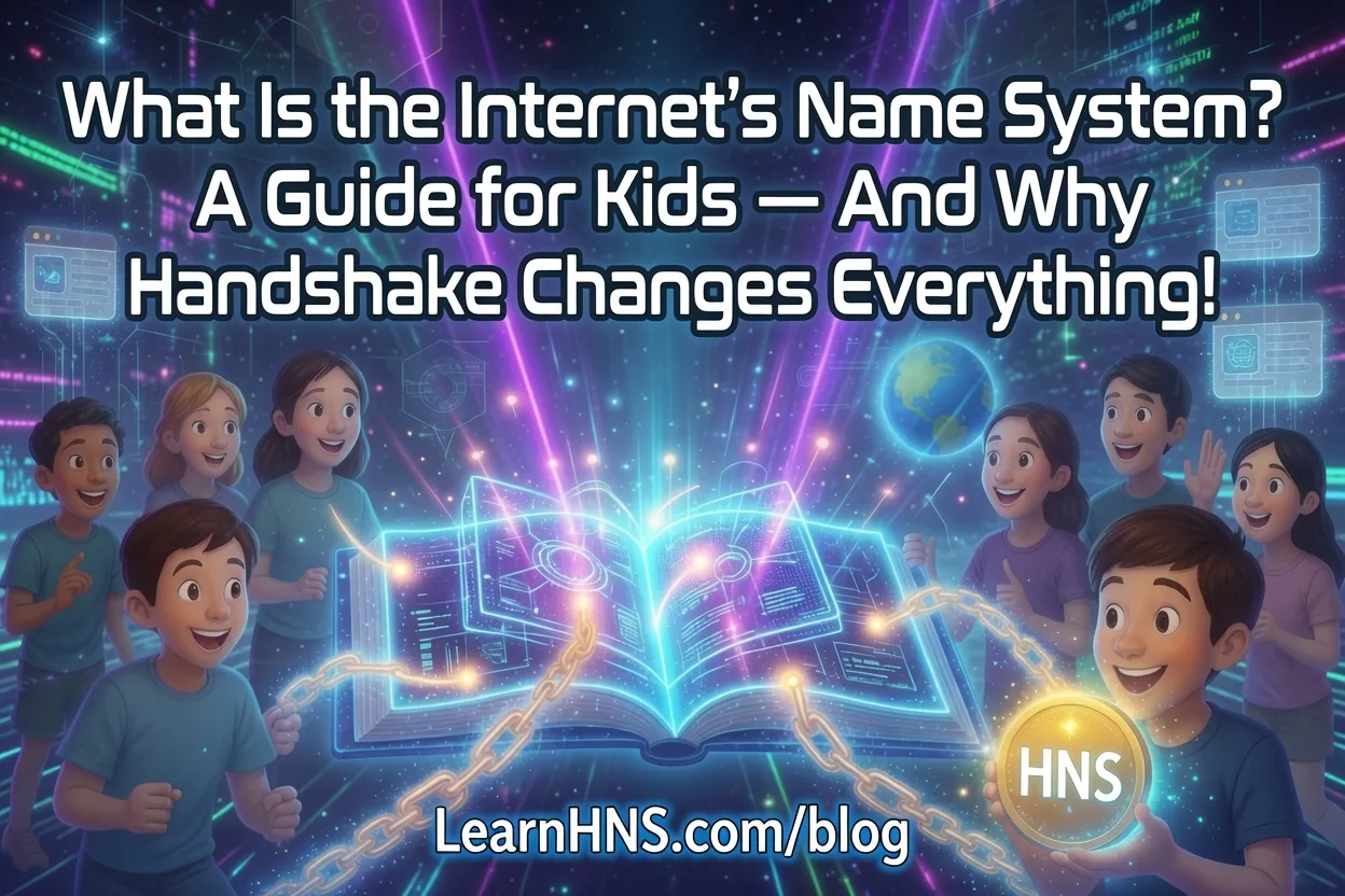 What Is the Internet's Name System? A Guide for Kids — And Why Handshake Changes Everything