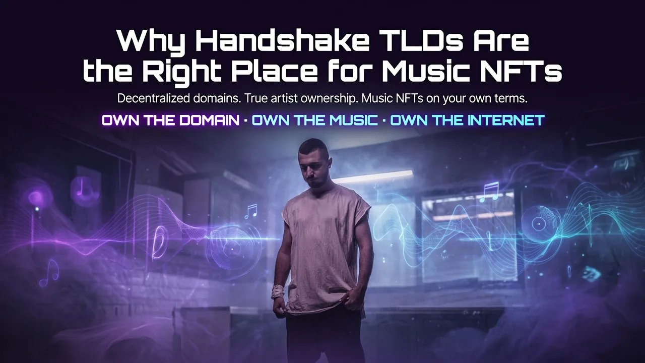 Music NFTs on Handshake TLDs "The Only Permanent Home"