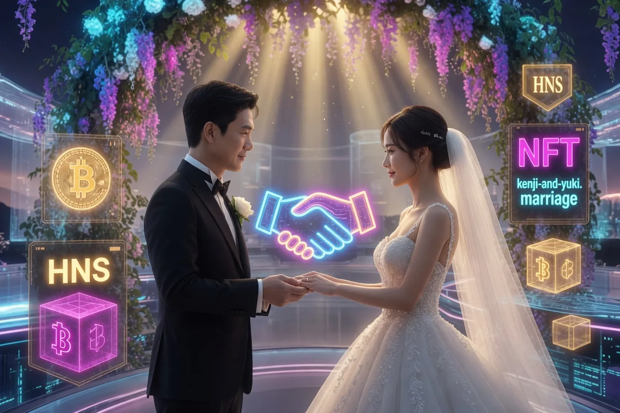 Your Marriage, On-Chain: Wedding Contracts & Life Milestones with Handshake NFTs