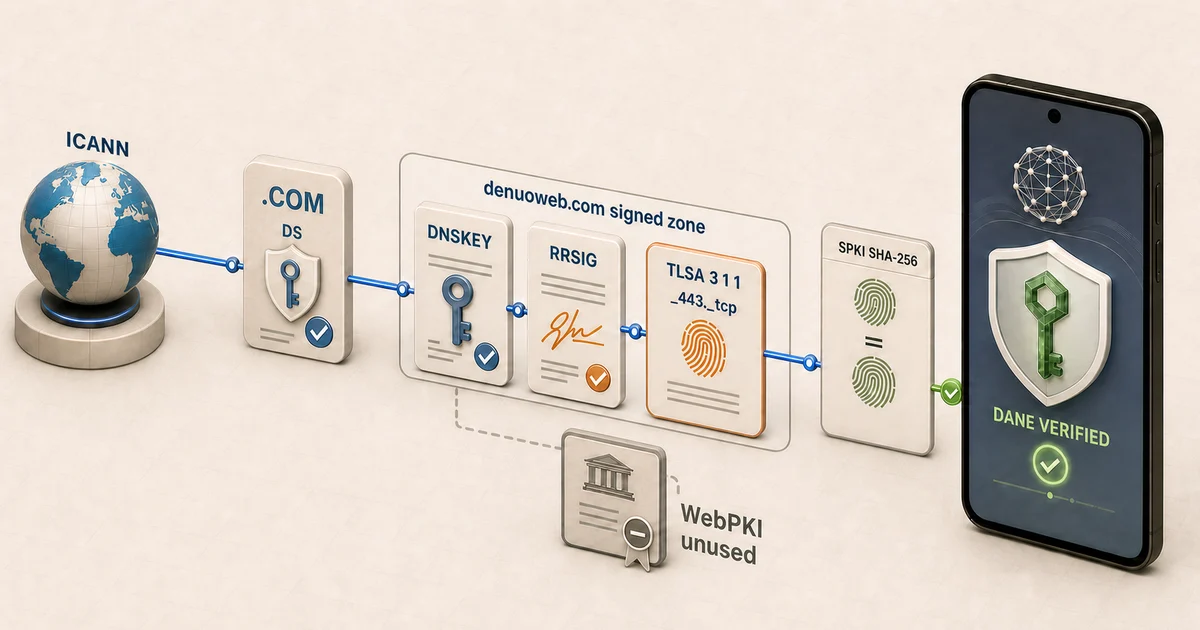 ICANN DANE in HNS DANE Browser: What Works Today
